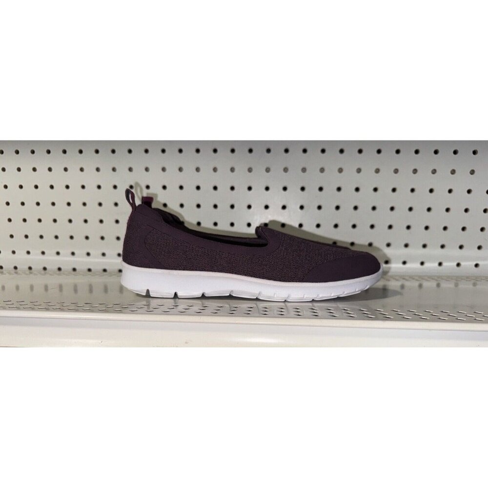 Clarks Cloudsteppers Step Allena Lo Womens Slip On Loafers Flats Size 6.5 Purple
